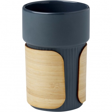 Logotrade promotional merchandise picture of: Fika 340 ml tumbler with bamboo sleeve