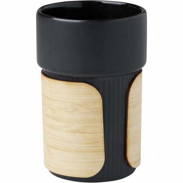 Logotrade corporate gift image of: Fika 340 ml tumbler with bamboo sleeve