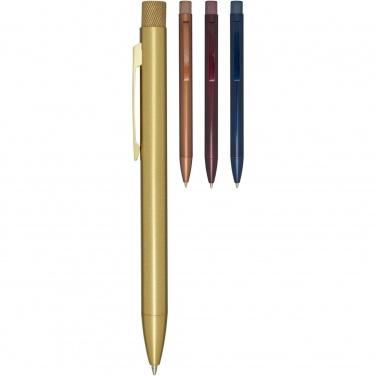 Logo trade advertising products image of: Beatriz recycled brass ballpoint pen