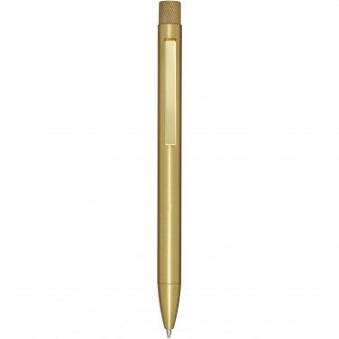 Logo trade promotional giveaways picture of: Beatriz recycled brass ballpoint pen