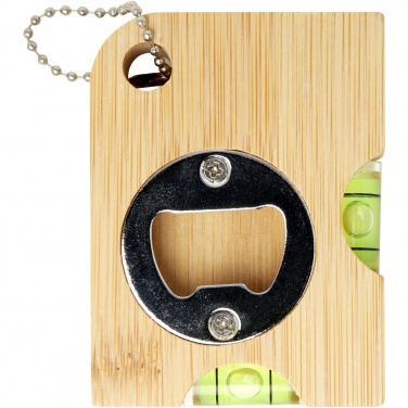 Logotrade advertising products photo of: Levo bamboo bottle opener with level 