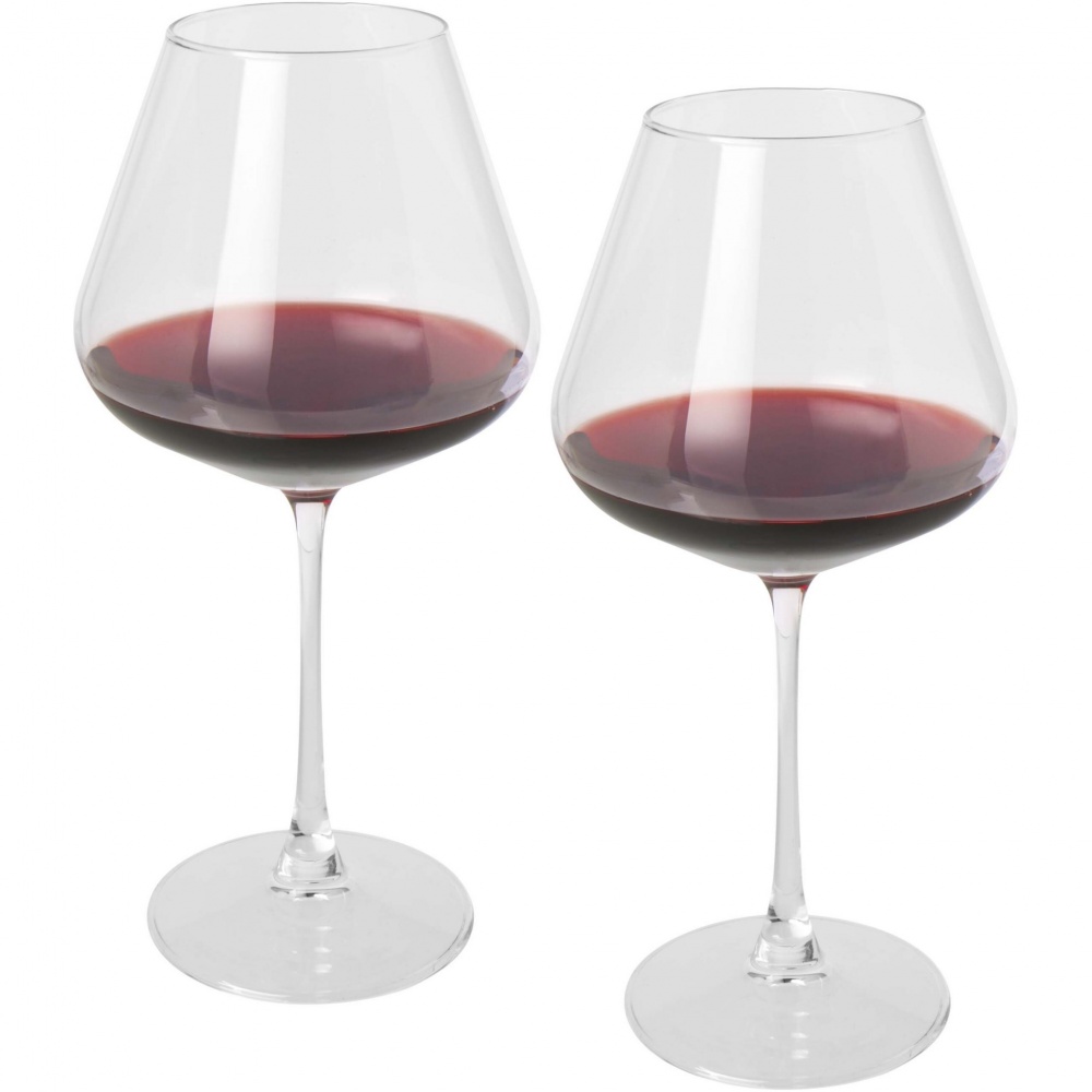 Logo trade promotional gift photo of: Rosso 2-piece wine glass set 