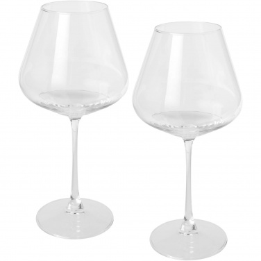 Logo trade promotional gift photo of: Rosso 2-piece wine glass set 