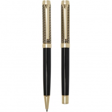 Logo trade promotional gifts picture of: Legato ballpoint and rollerball pen set