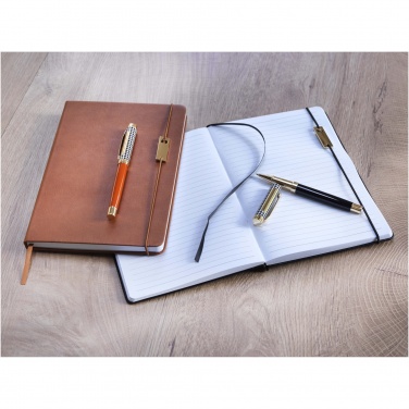 Logotrade promotional merchandise picture of: Legato A5 notebook and rollerball pen set 