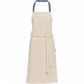 Nia 200 g/m² recycled cotton apron, Ice blue