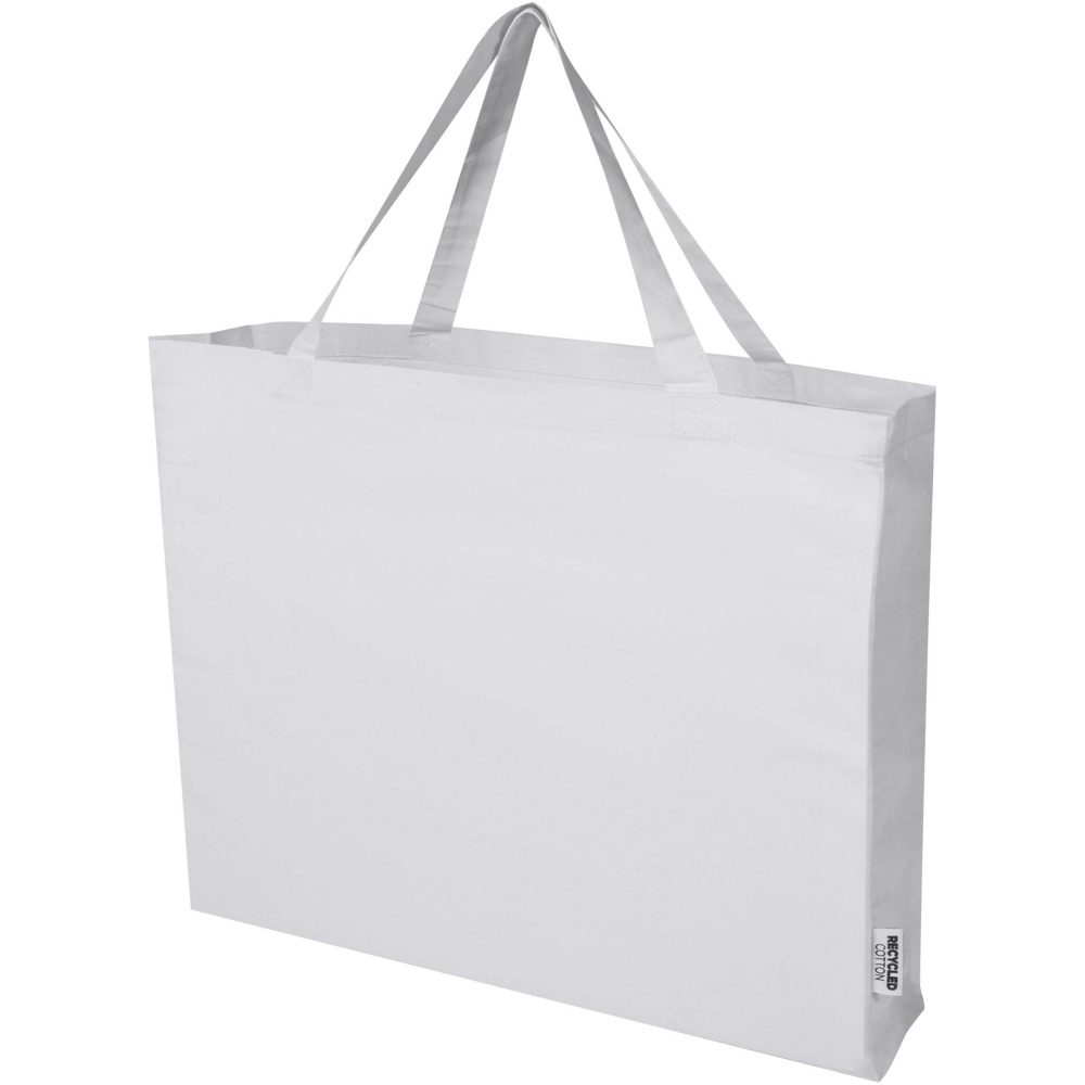 Logotrade corporate gift picture of: Odessa 220 g/m² GRS recycled cotton large tote bag