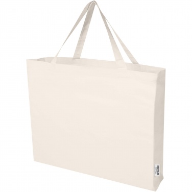 Logotrade business gift image of: Odessa 220 g/m² GRS recycled cotton large tote bag