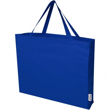 Logo trade promotional gifts image of: Odessa 220 g/m² GRS recycled cotton large tote bag