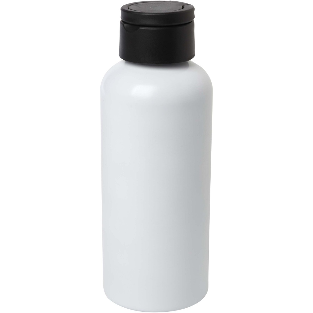 Logotrade promotional merchandise image of: Trinity 600 ml RCS certified recycled aluminium water bottle with RPET lid