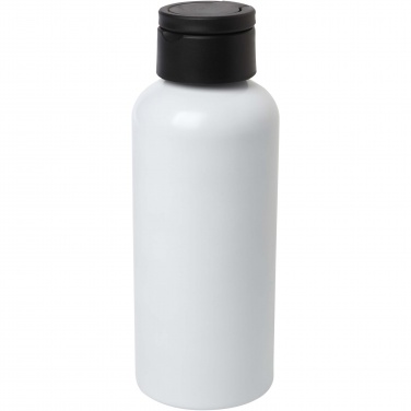 Logo trade promotional merchandise photo of: Trinity 600 ml RCS certified recycled aluminium water bottle with RPET lid