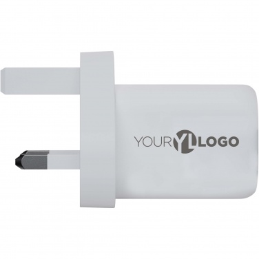 Logo trade promotional merchandise image of: Xtorm XEC035 GaN² Ultra 35W wall charger - UK plug