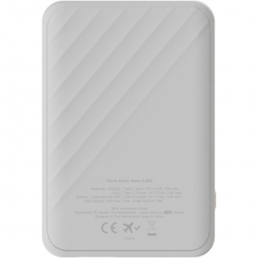 Logo trade promotional giveaways image of: Xtorm XG205 Go2 12W 5.000 mAh fast charge power bank 