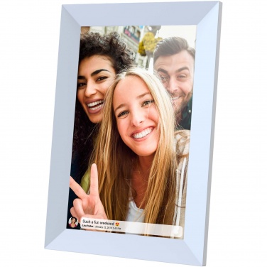 Logo trade promotional merchandise image of: Prixton Prado 10" Frameo wifi digital photo frame