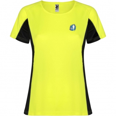 Logo trade promotional giveaways picture of: Shanghai short sleeve women's sports t-shirt