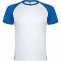 Indianapolis short sleeve kids sports t-shirt, White / Royal blue