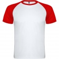 Indianapolis short sleeve kids sports t-shirt, White / Red