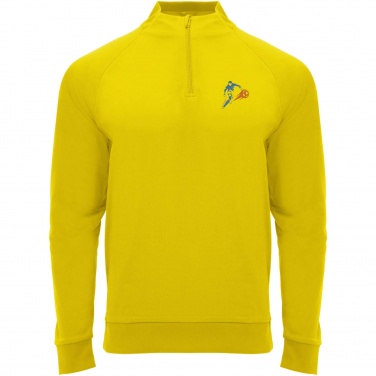 Logo trade promotional giveaways image of: Epiro long sleeve unisex quarter zip sweatshirt