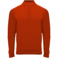 Epiro long sleeve unisex quarter zip sweatshirt, Red