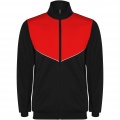 Evans kids tracksuit, Solid black / Red