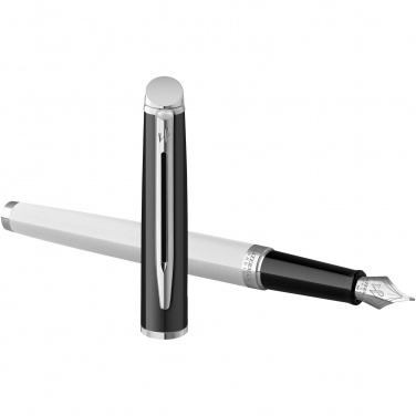 Logo trade corporate gift photo of: Hemisphere colour blocking fountain pen with palladium trim