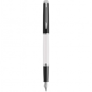 Logo trade promotional products picture of: Hemisphere colour blocking fountain pen with palladium trim