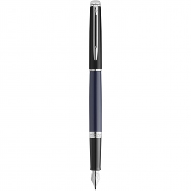 Logo trade promotional merchandise picture of: Hemisphere colour blocking fountain pen with palladium trim