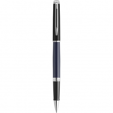 Logo trade corporate gifts picture of: Hemisphere colour blocking rollerball pen with palladium trim