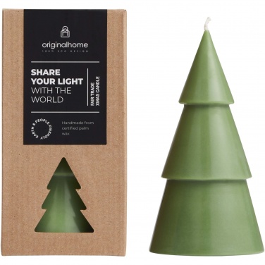 Logotrade promotional giveaway image of: Originalhome Xmas tree candle - L