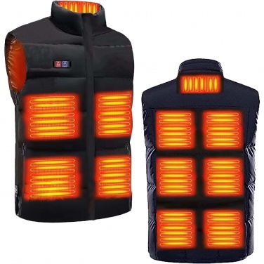 Logo trade promotional item photo of: SCX.design G01 heated bodywarmer with power bank