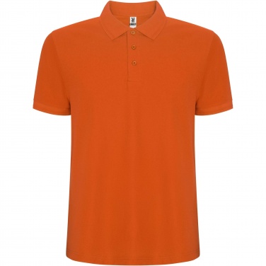 Logo trade advertising products image of: Pegaso Premium short sleeve men's polo