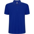 Pegaso Premium short sleeve men's polo, Blue