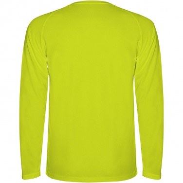 Logo trade promotional merchandise image of: Montecarlo long sleeve kids sports t-shirt