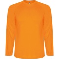 Montecarlo long sleeve kids sports t-shirt, Fluor Orange