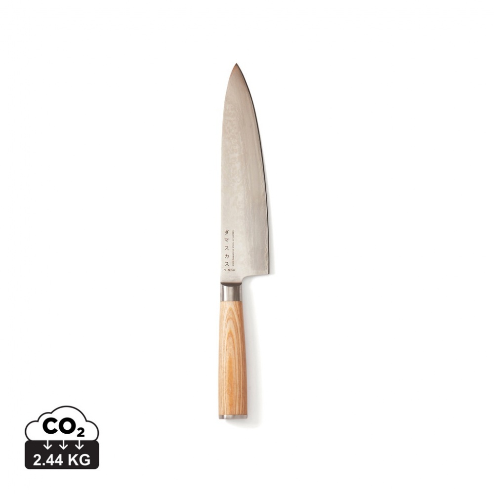 Logo trade promotional gifts image of: VINGA Hattasan Damascus chef’s edition knife