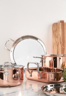 Logo trade business gift photo of: VINGA Baron copper saucepan