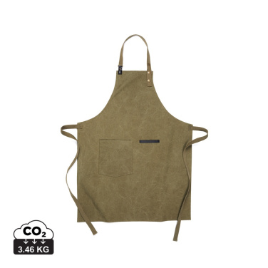 Logo trade promotional gifts picture of: VINGA Tome GRS recycled canvas Apron