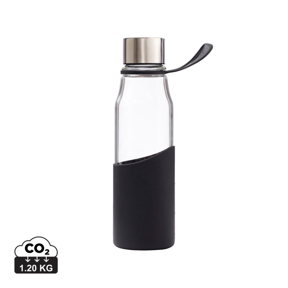 Logo trade promotional gifts picture of: VINGA Lean Glass Water Bottle