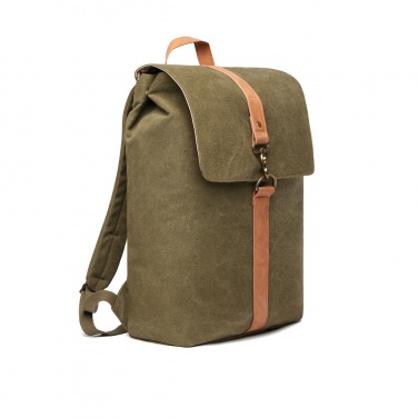 Logo trade corporate gift photo of: VINGA Bosler backpack GRS recycled canvas