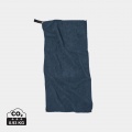 VINGA GRS RPET active dry towel 40 x 80cm, blue