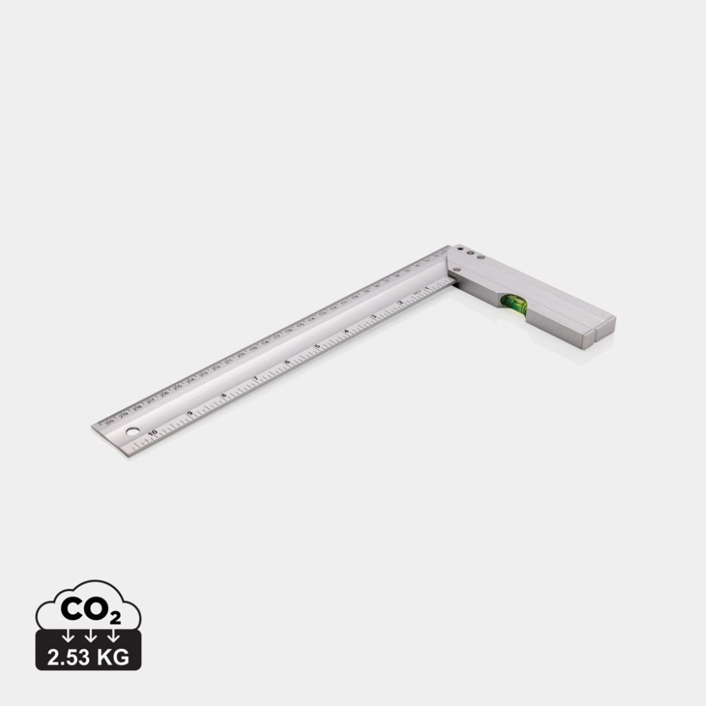 Logo trade business gift photo of: Ruler with level