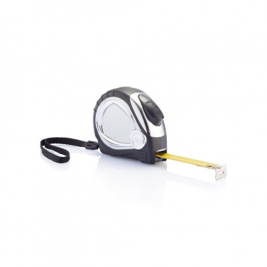 Logotrade promotional products photo of: Chrome plated auto stop tape measure