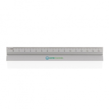 Logotrade promotional giveaway picture of: 15cm. Aluminum triangular ruler