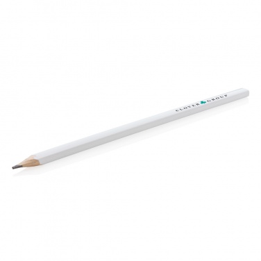 Logo trade promotional merchandise photo of: 25cm wooden carpenter pencil