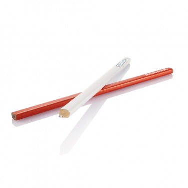 Logo trade promotional giveaways image of: 25cm wooden carpenter pencil