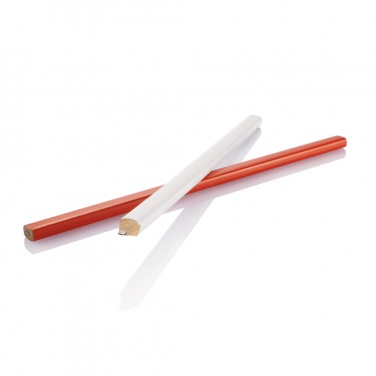 Logo trade promotional merchandise picture of: 25cm wooden carpenter pencil