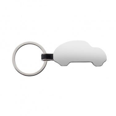 Logotrade corporate gift image of: RCS recycled zinc alloy car keyring