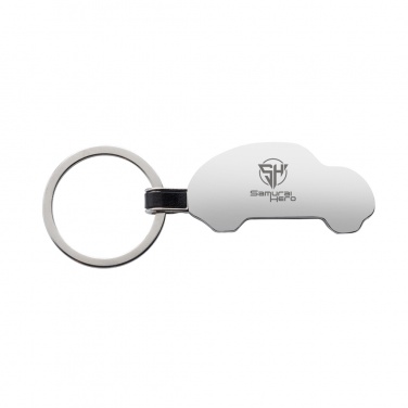 Logo trade promotional item photo of: RCS recycled zinc alloy car keyring