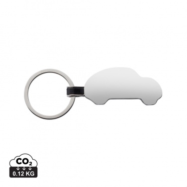 Logo trade promotional products picture of: RCS recycled zinc alloy car keyring