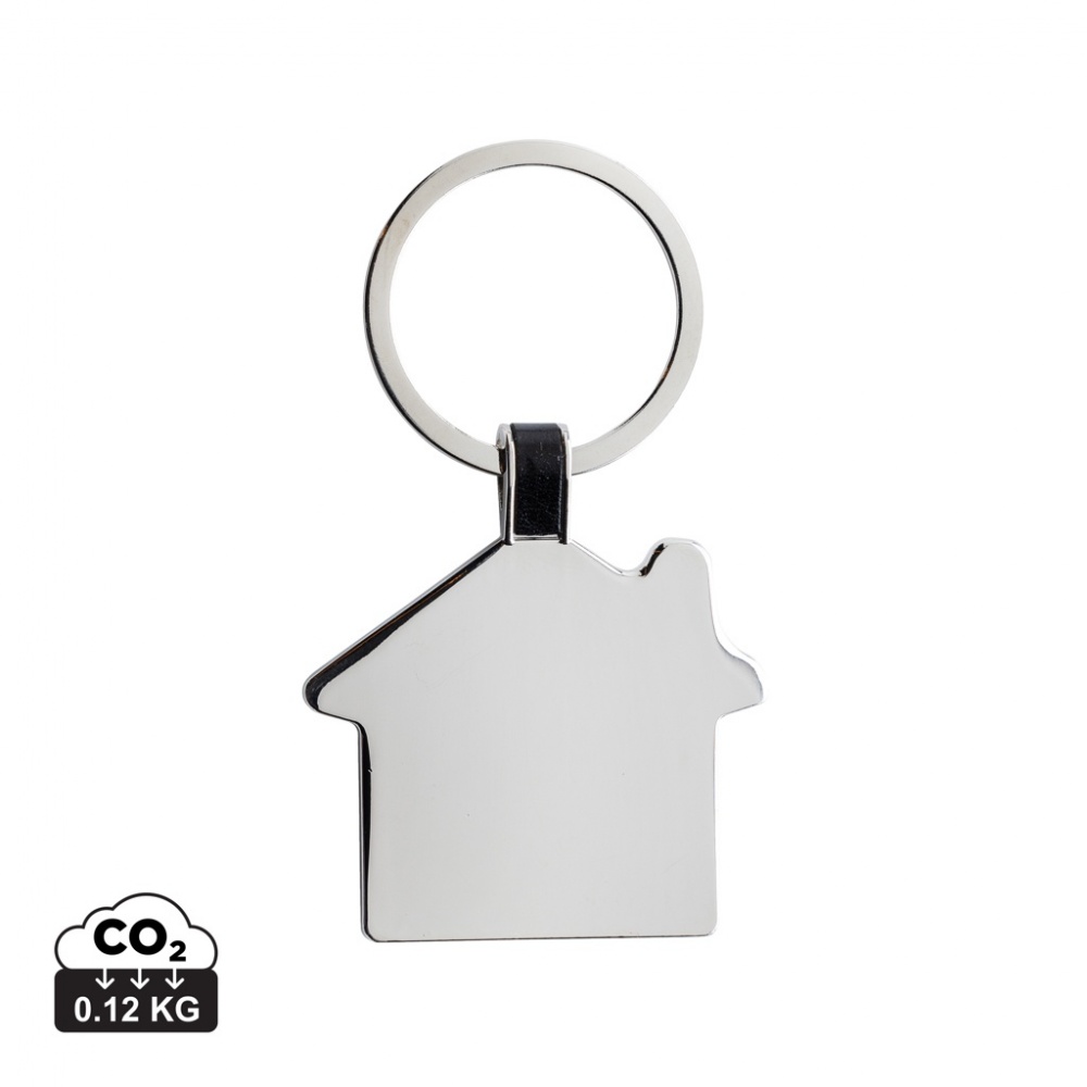 Logotrade promotional giveaway image of: RCS recycled zinc alloy house keyring